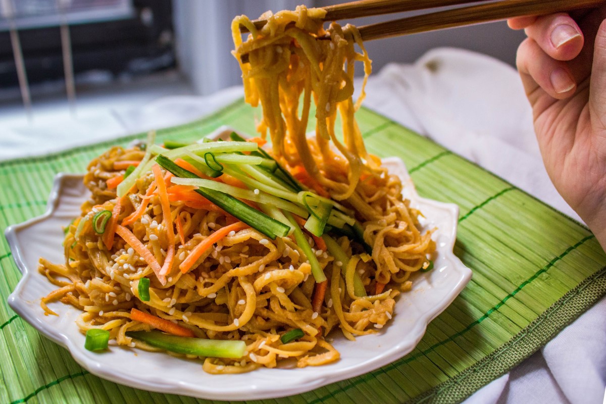 Spiral Cut Sesame Kohlrabi Stir Fry The Repurposing Life